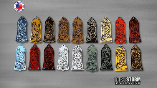 Truss Rod Covers for Gibson & Epiphone Les Paul Style Guitars in New Materials and Colors