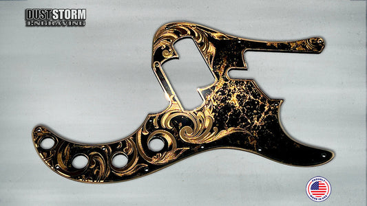 Custom Acrylic Mirror Bass Guitar Pickguards – Reflect Your Sound