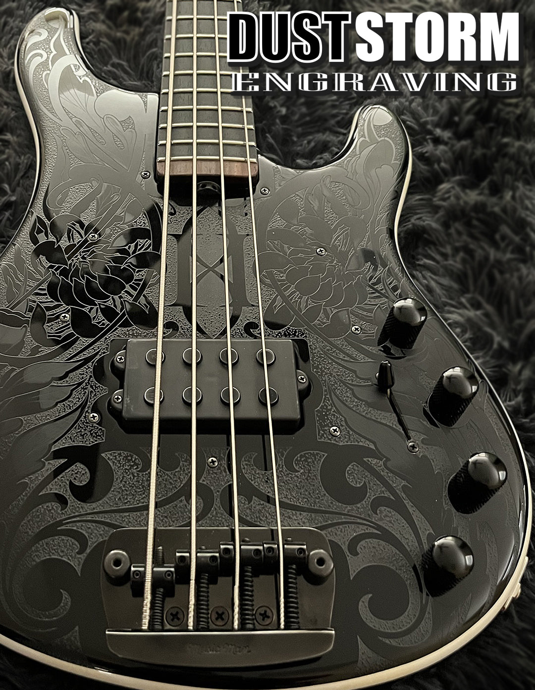 Guitar Body Laser Engraving Services