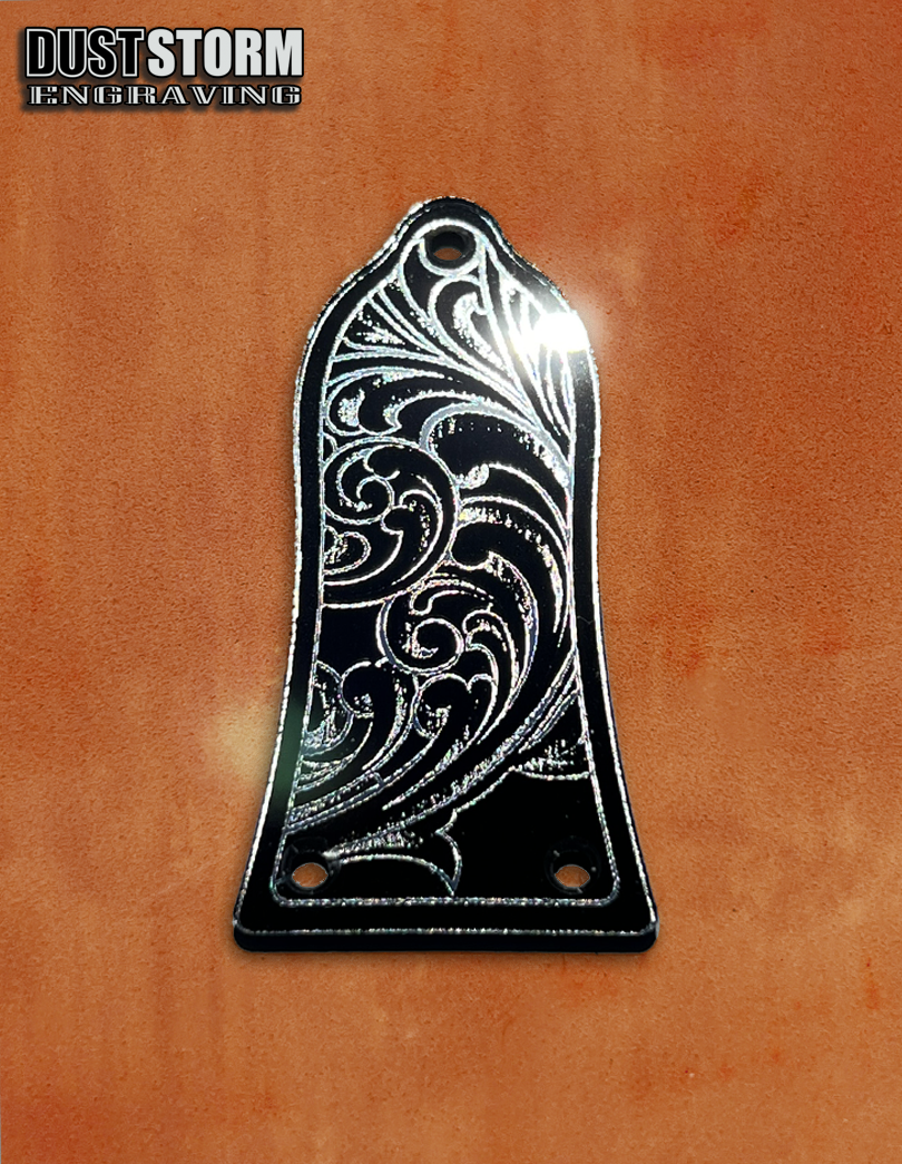 Truss Rod Cover for Epiphone Les Paul Style Guitar in Acrylic Mirror