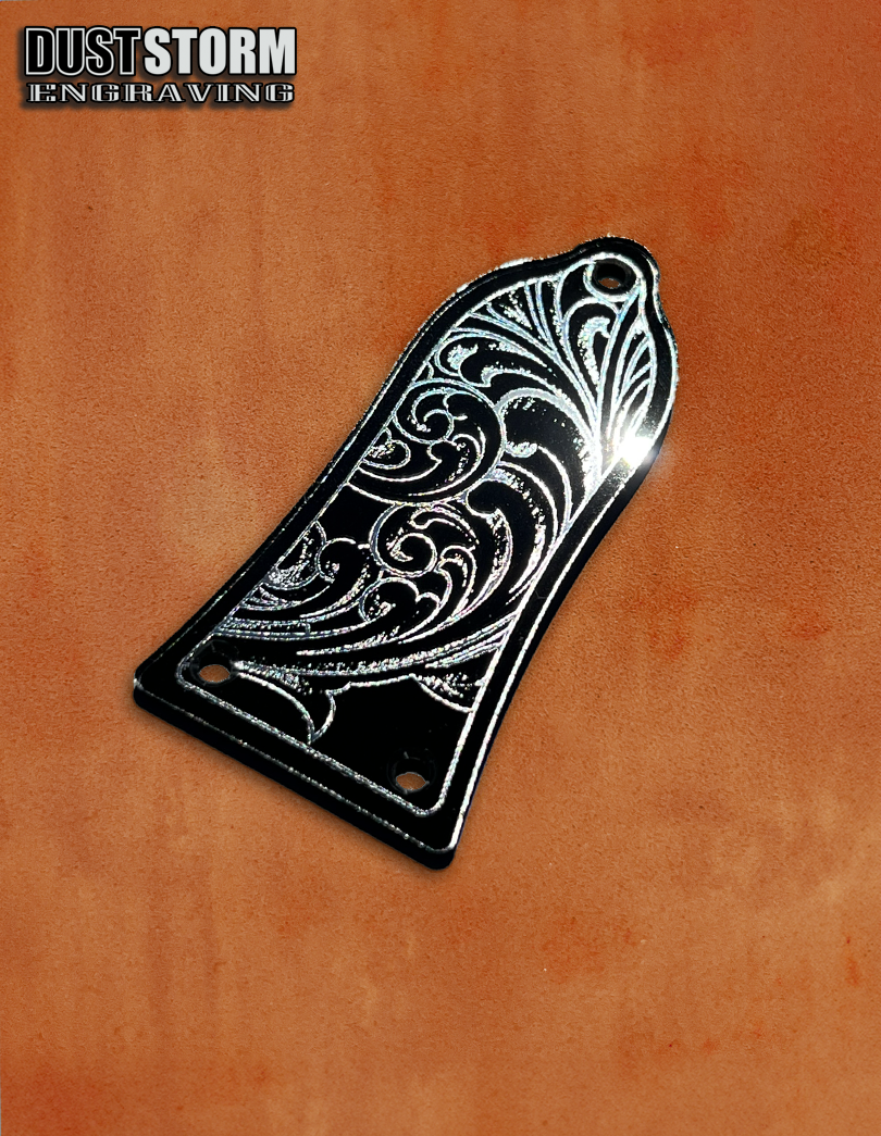 Truss Rod Cover for Epiphone Les Paul Style Guitar in Acrylic Mirror