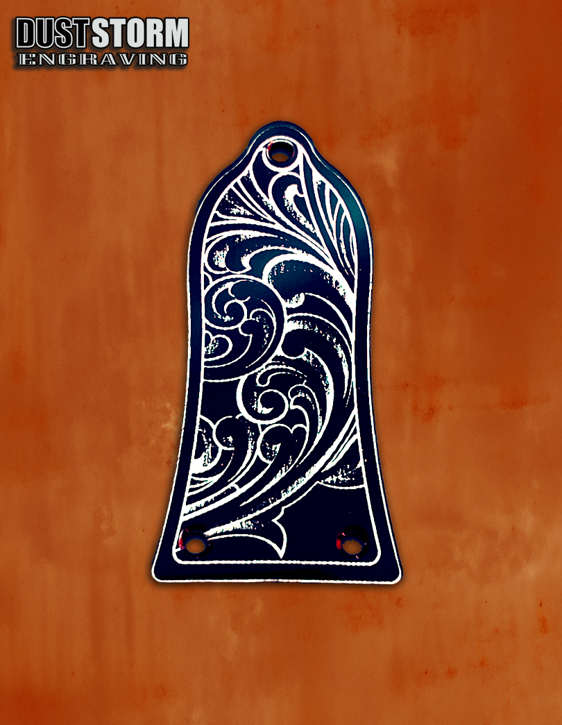 Truss Rod Cover for Epiphone Les Paul Style Guitar in Acrylic Mirror