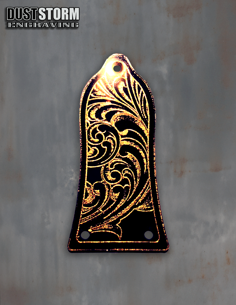 Truss Rod Cover for Epiphone Les Paul Style Guitar in Acrylic Mirror