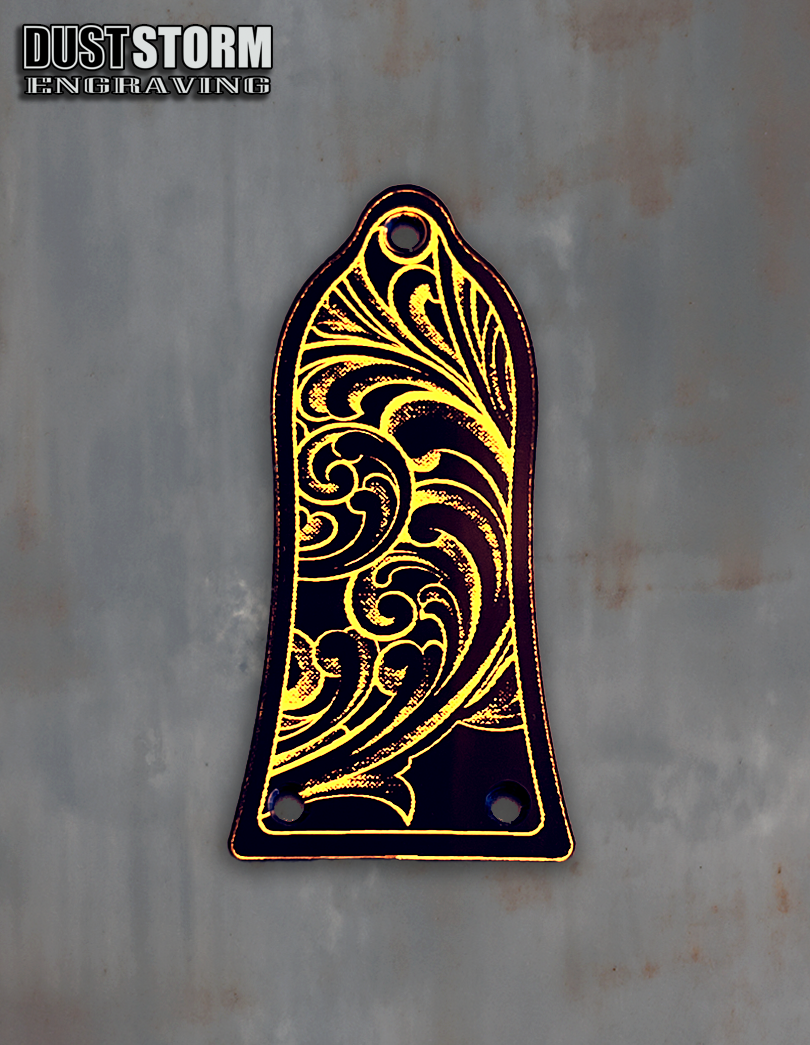 Truss Rod Cover for Epiphone Les Paul Style Guitar in Acrylic Mirror