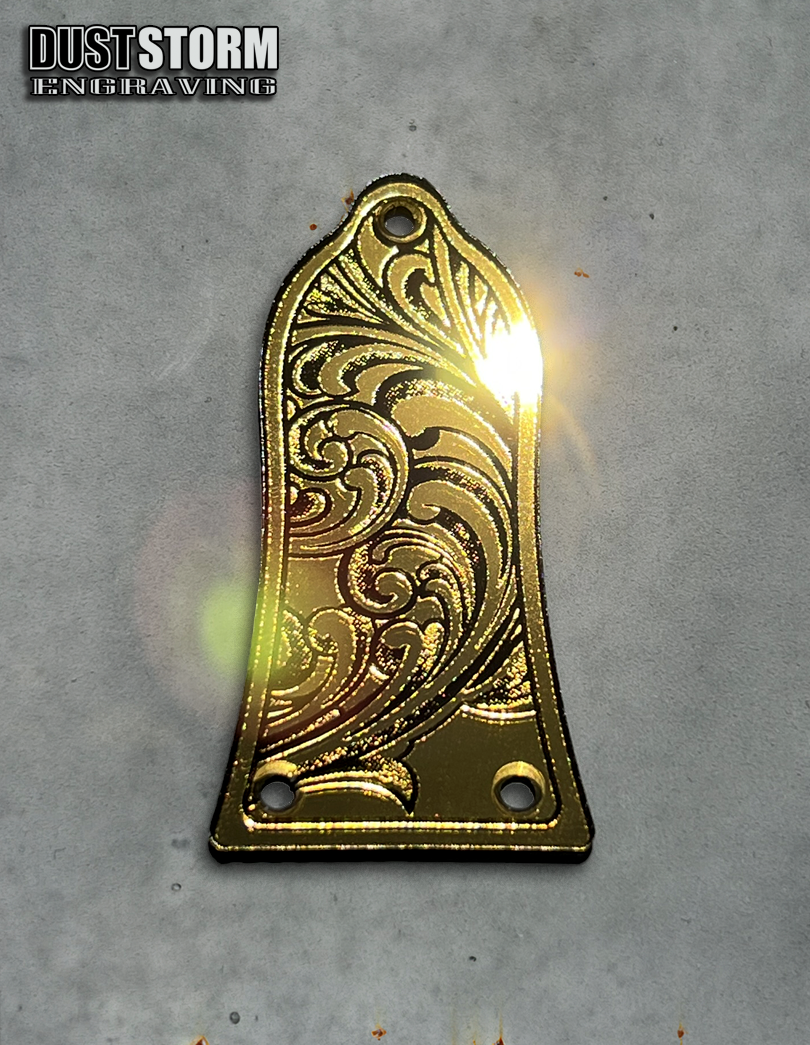 Truss Rod Cover for Epiphone Les Paul Style Guitar in Acrylic Mirror