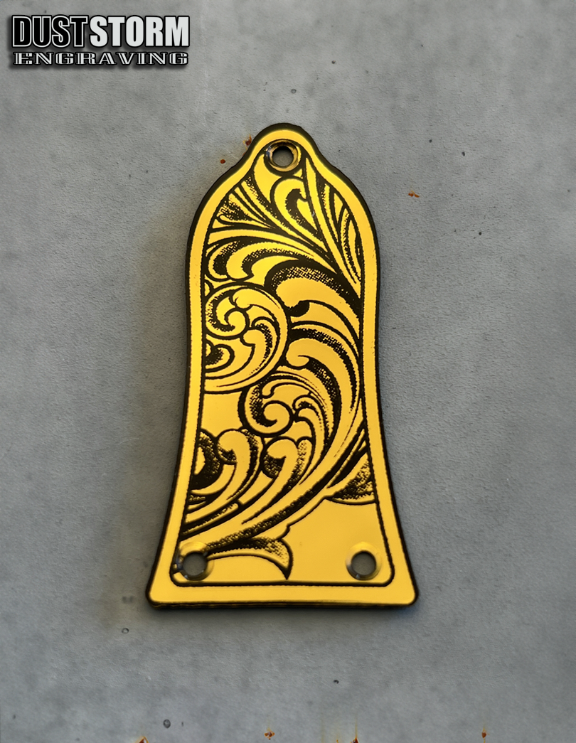 Truss Rod Cover for Epiphone Les Paul Style Guitar in Acrylic Mirror
