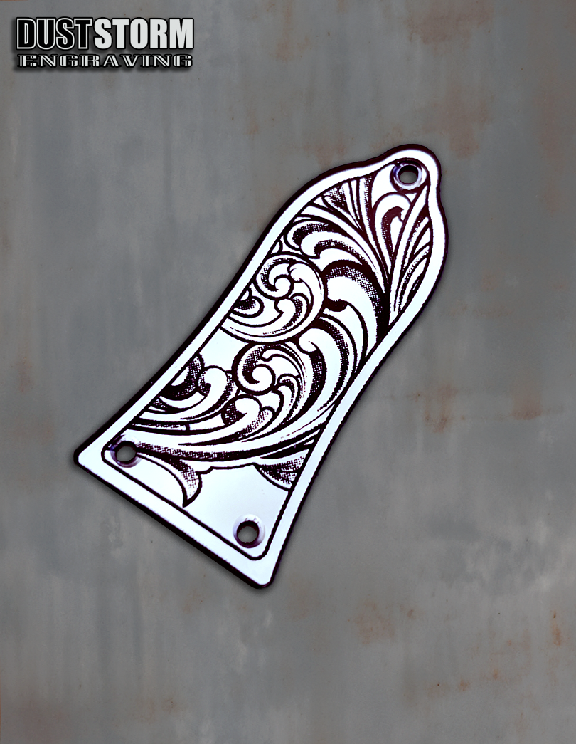 Truss Rod Cover for Epiphone Les Paul Style Guitar in Acrylic Mirror