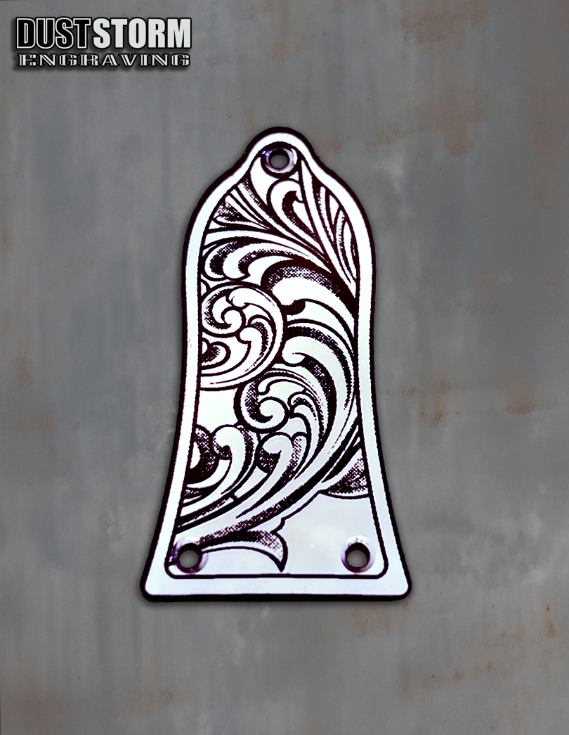 Truss Rod Cover for Epiphone Les Paul Style Guitar in Acrylic Mirror