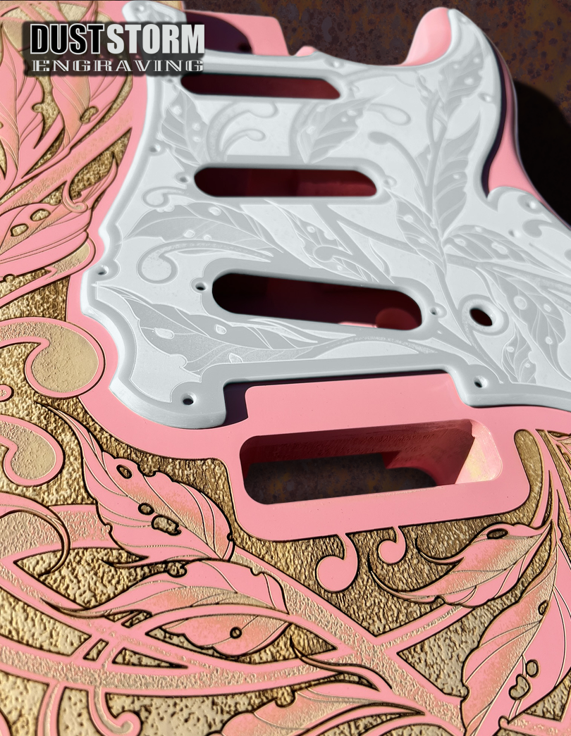 Guitar Body Laser Engraving Services