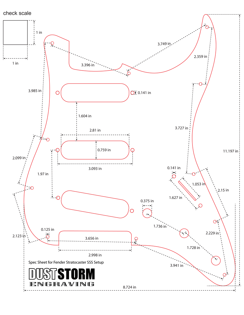 Black Sparkle XGP Stratocaster Style Laser Engraved Guitar Body with Solid Royal Blue Acrylic Pickguard and Tremolo Cover HSH, HSS, SSS Setups Available