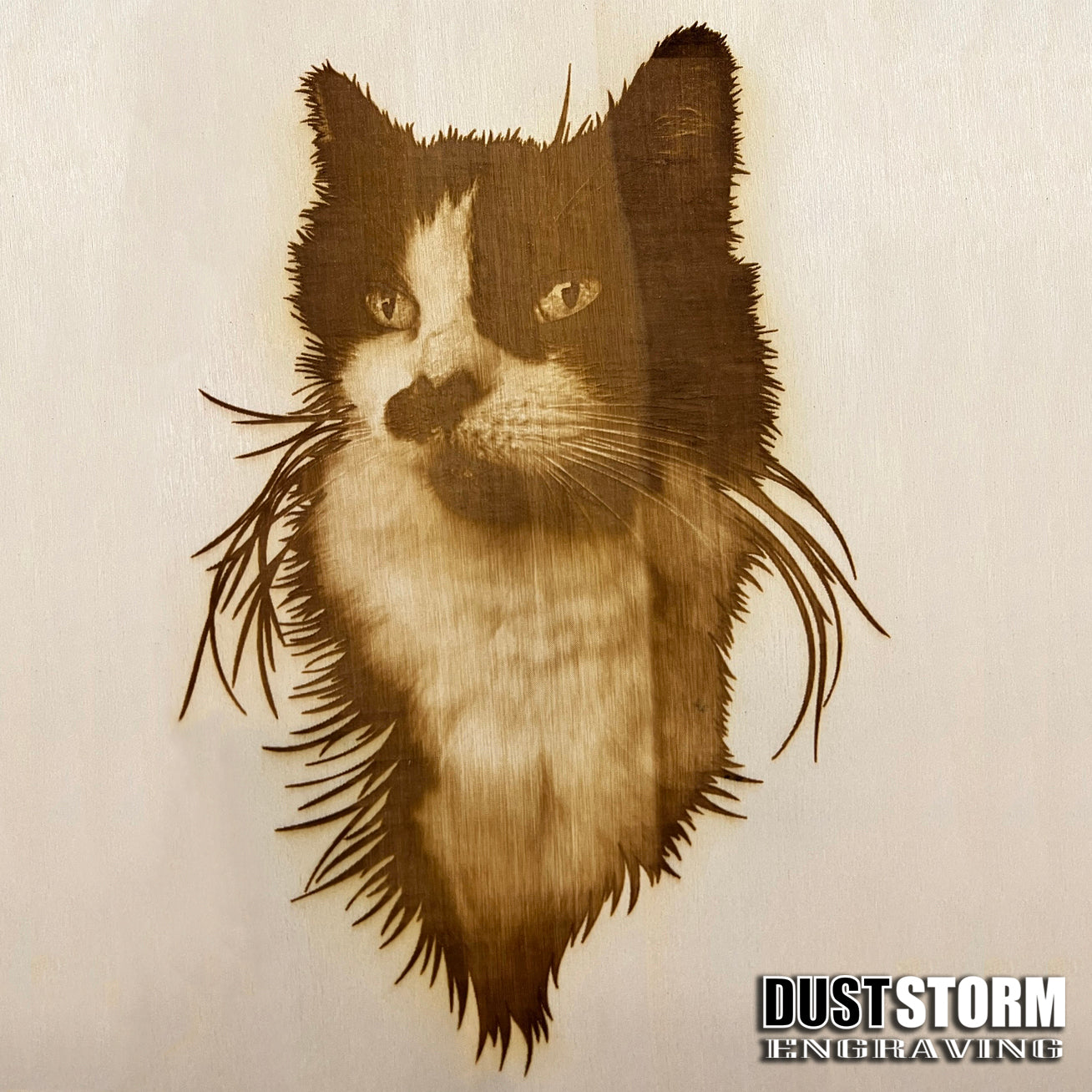 Custom Pet Portraits on Wood Circles