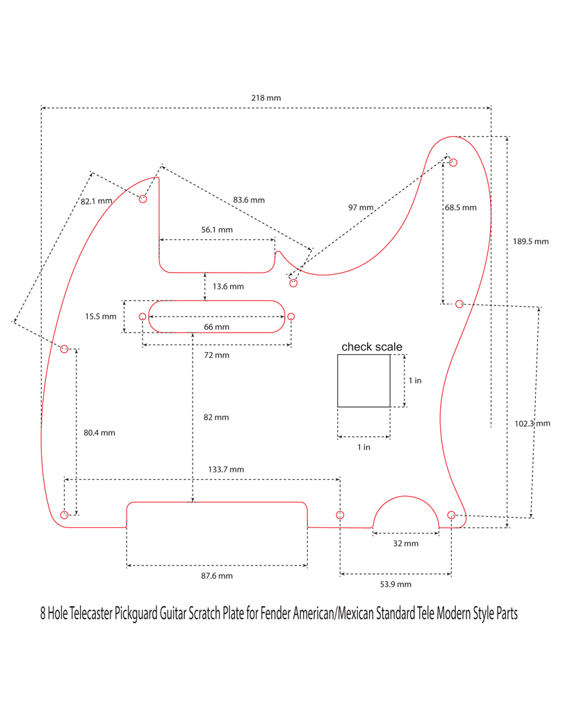 Engraved 8 Hole Pickguard for Fender Telecaster American Flag Copper Acrylic Mirror American/Mexican Tele Guitar Scratch Plate Humbucker or Standard Cut Available
