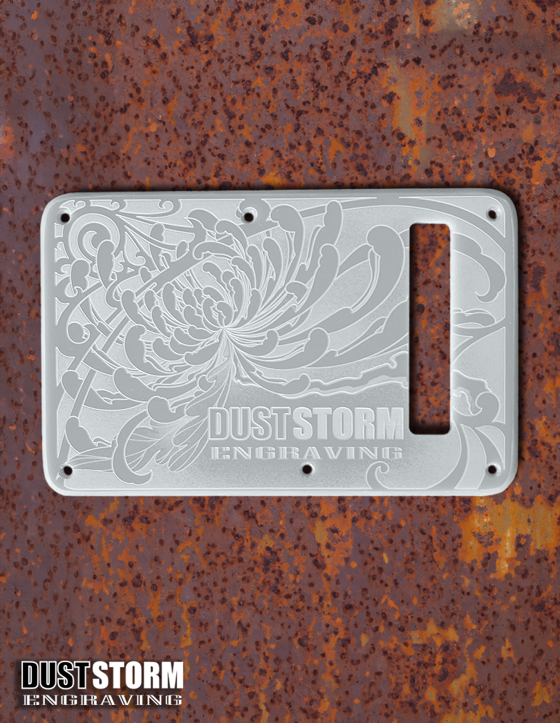 Custom Laser Engraved Blue Sparkle Fender Strat Style Guitar Body with White and Gold Layered Pickguard with White Tremolo Cover HSH, HSS, SSS Setups Available