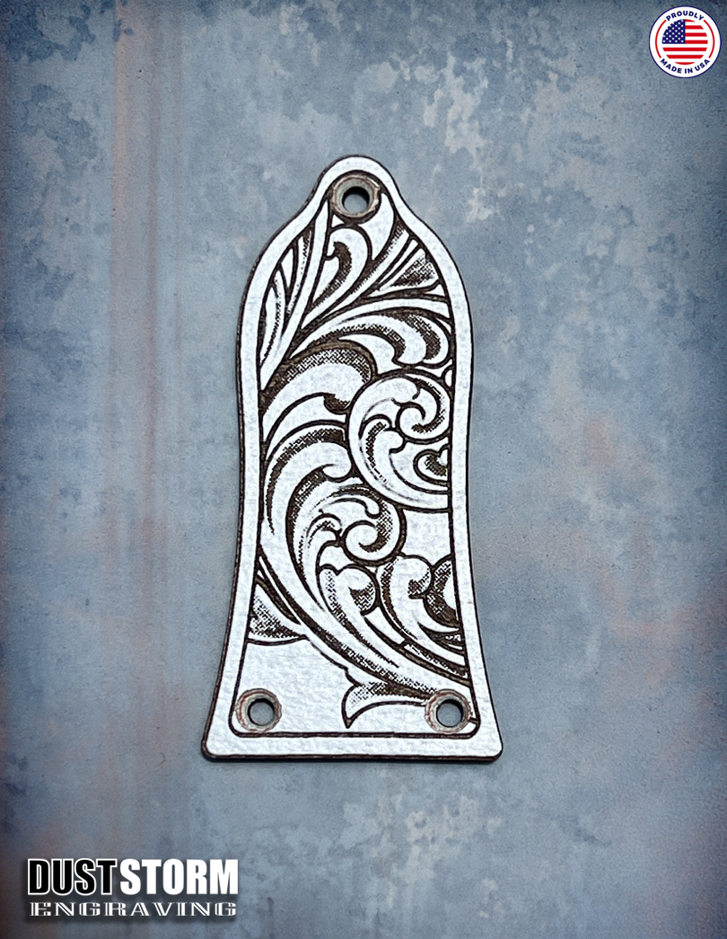 Truss Rod Cover for Epiphone Les Paul Style Guitar in Cherry Wood Veneer