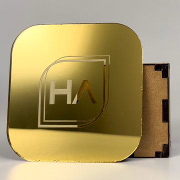 Custom Laser Engraved Mirrored Acrylic Pickguards