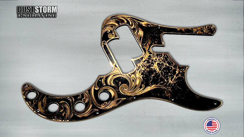 Custom Acrylic Mirror Bass Guitar Pickguards – Reflect Your Sound