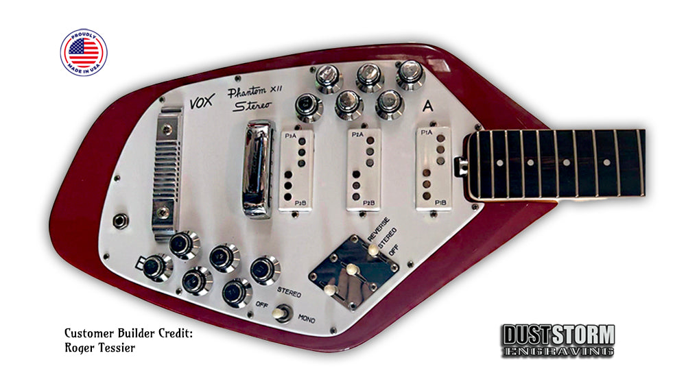 Vintage Pickguard Restoration — Custom Replica Cut to Your Original Shape
