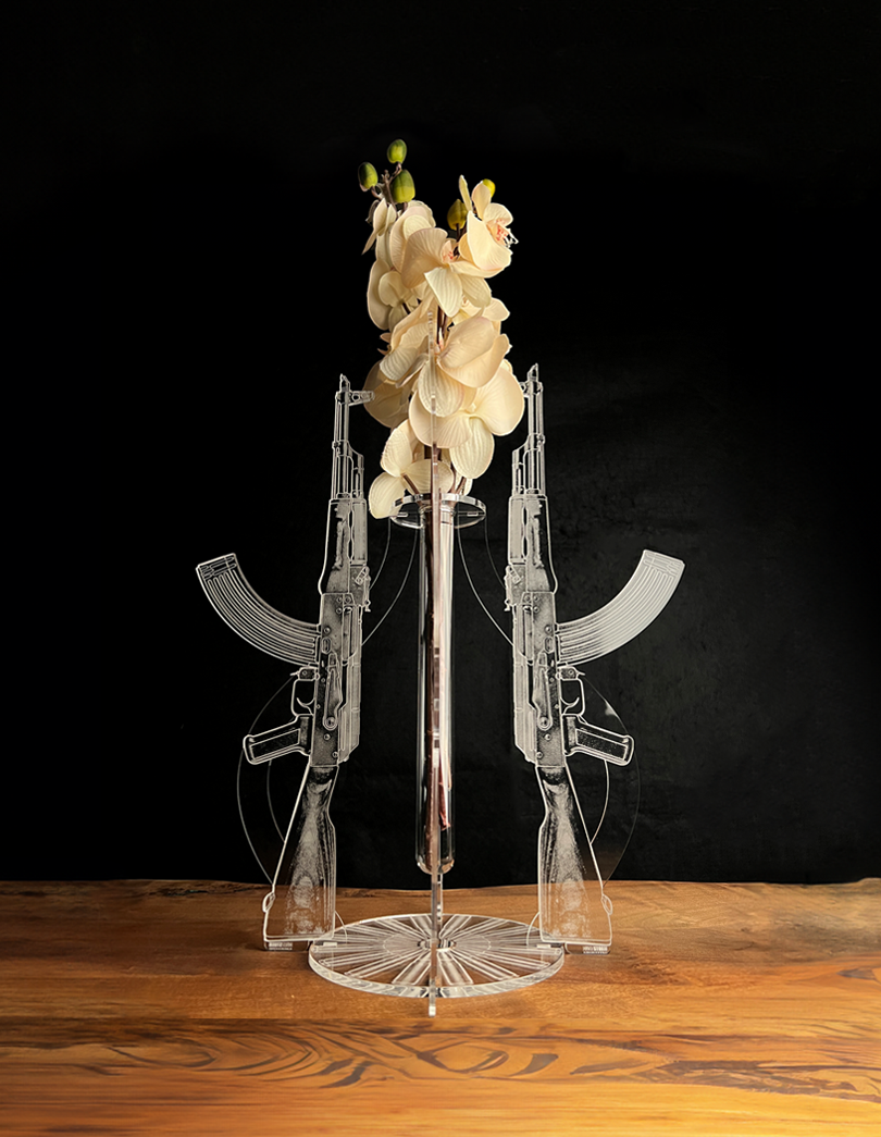 Minimalist Clear Acrylic Vases