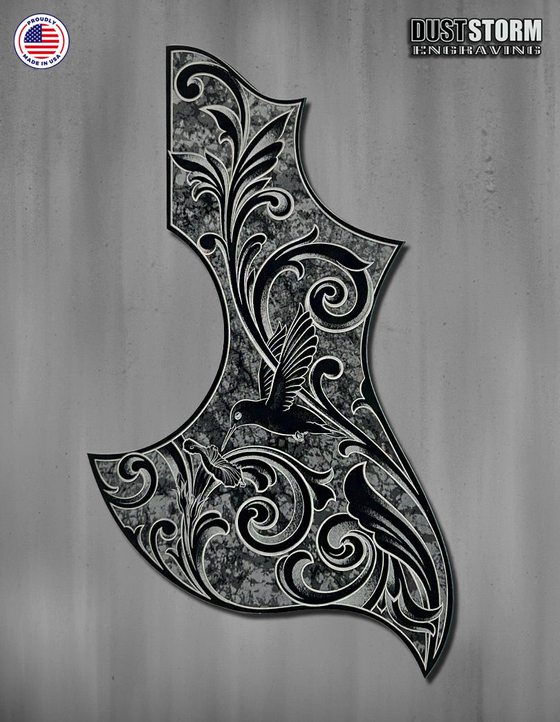 Acoustic Guitar Pickguards in Solid Color Acrylic