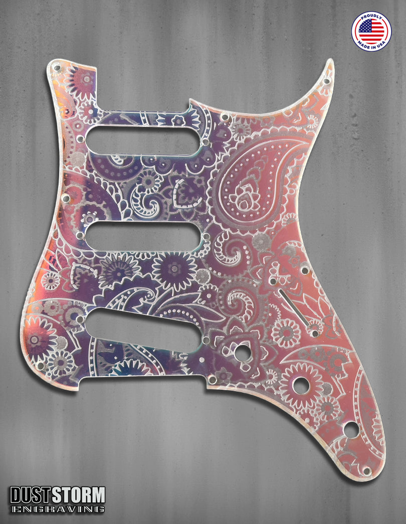Pickguards for PRS Silver Sky Guitars in Acrylic Mirror Tremolo Cover included
