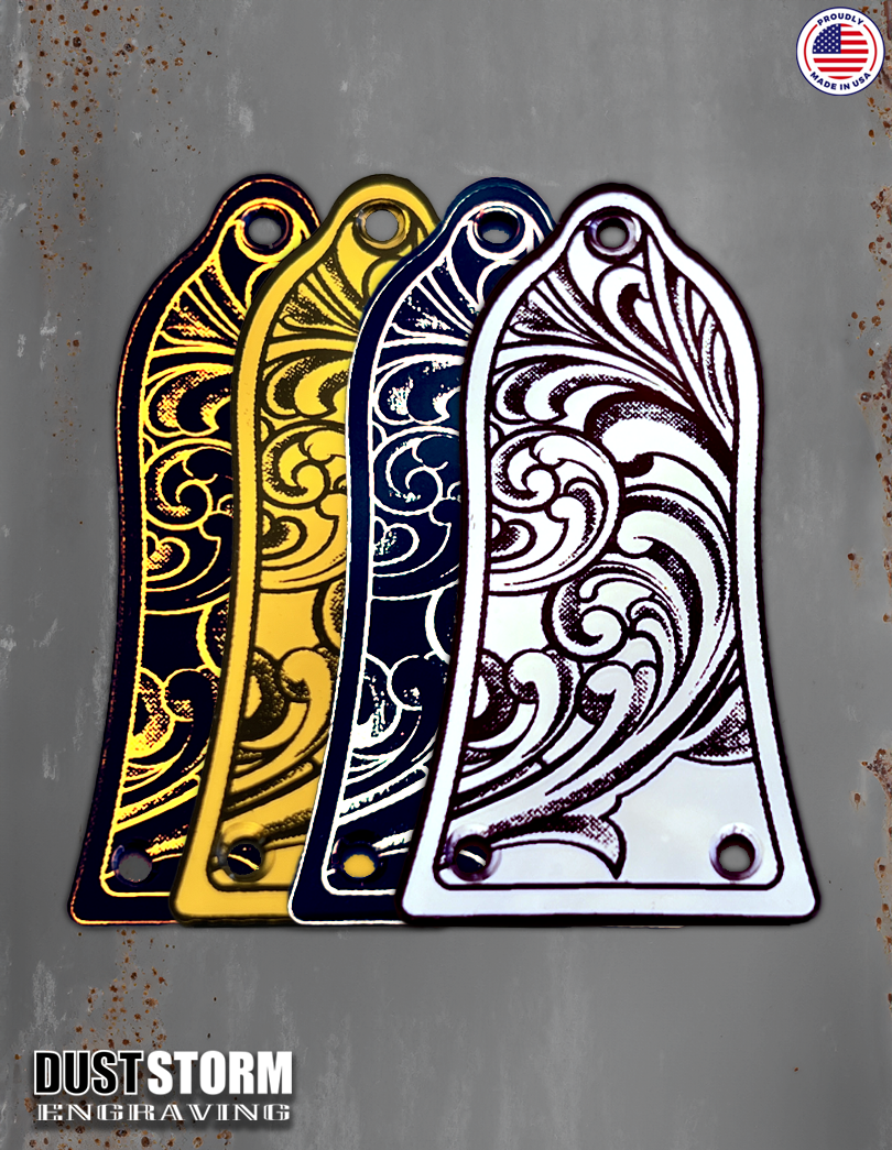 Truss Rod Cover for Epiphone Les Paul Style Guitar in Acrylic Mirror