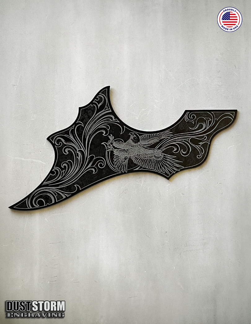Epiphone FT 120 Masterbilt Excellente Style Acoustic Guitar Pickguards in Solid Black Acrylic