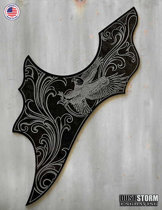 Epiphone FT 120 Masterbilt Excellente Style Acoustic Guitar Pickguards in Solid Black Acrylic