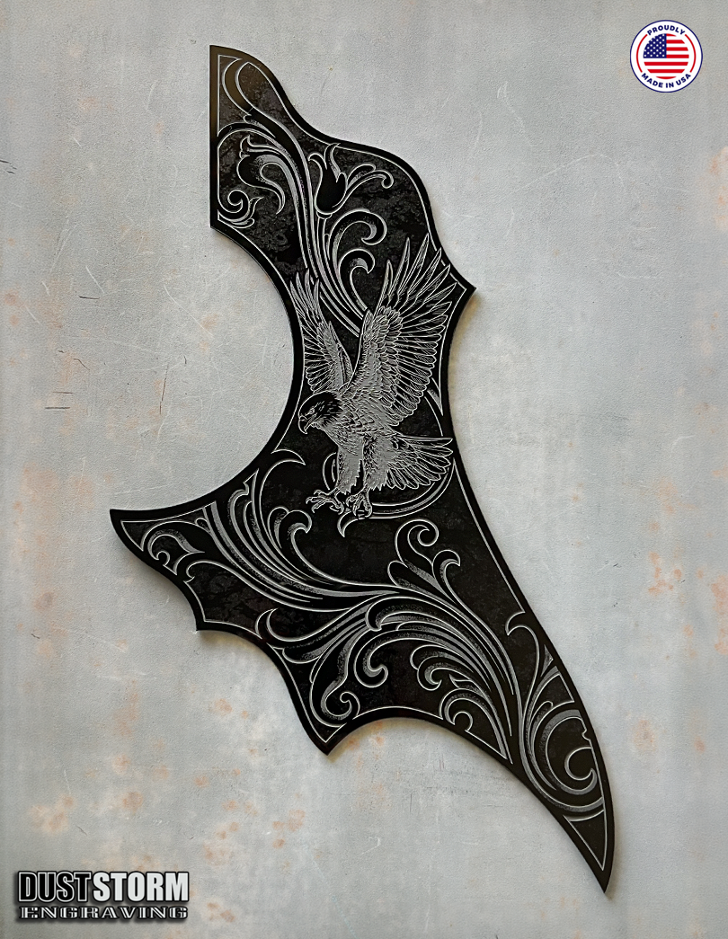 Epiphone FT 120 Masterbilt Excellente Style Acoustic Guitar Pickguards in Solid Black Acrylic