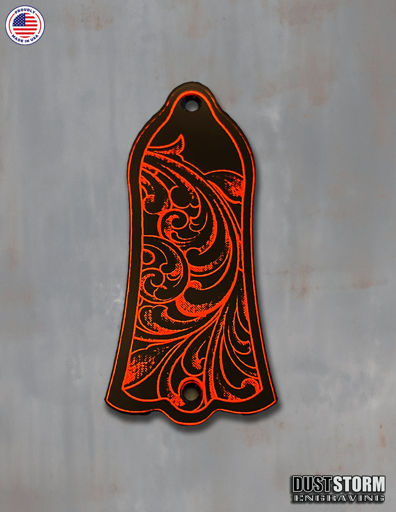 Truss Rod Cover for Gibson Les Paul Style Guitar in Acrylic Mirror