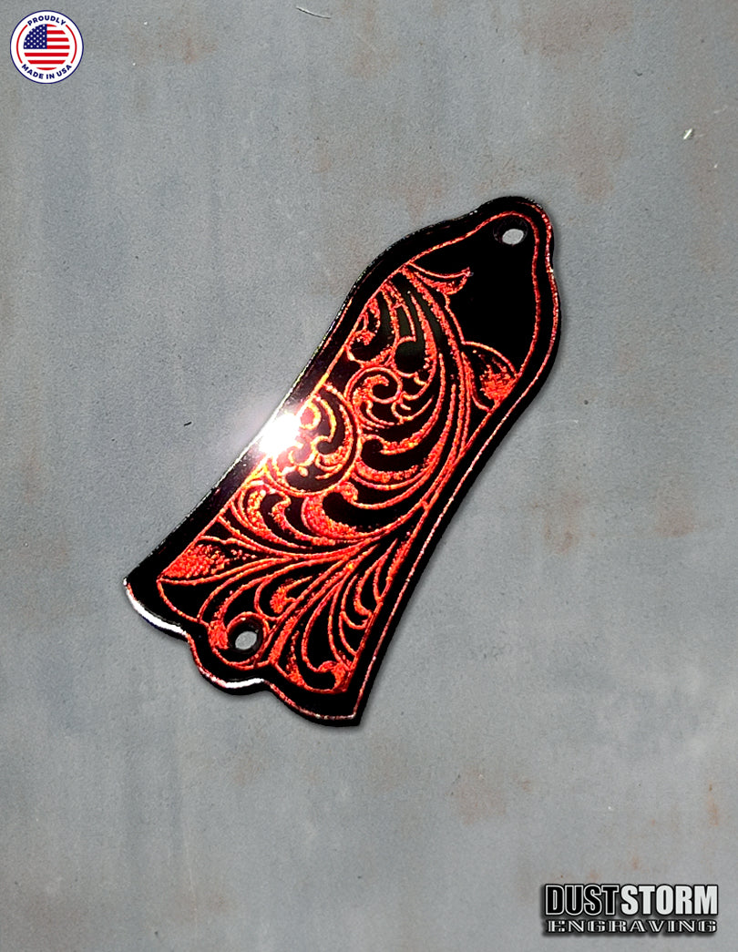 Truss Rod Cover for Gibson Les Paul Style Guitar in Acrylic Mirror