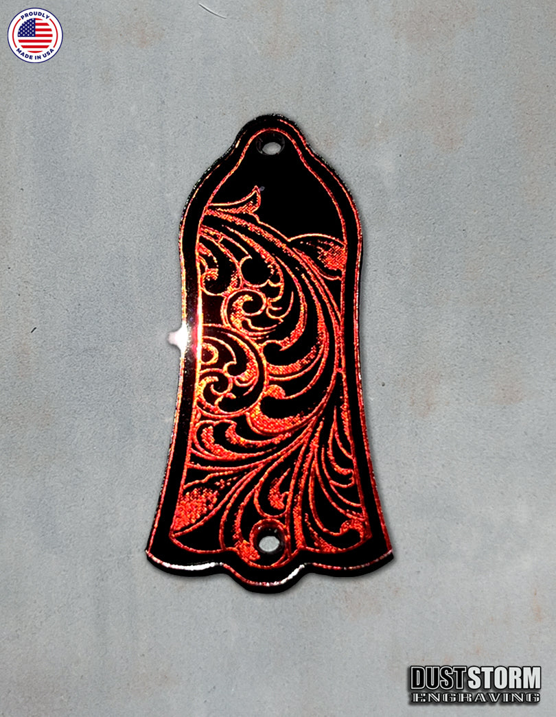 Truss Rod Cover for Gibson Les Paul Style Guitar in Acrylic Mirror