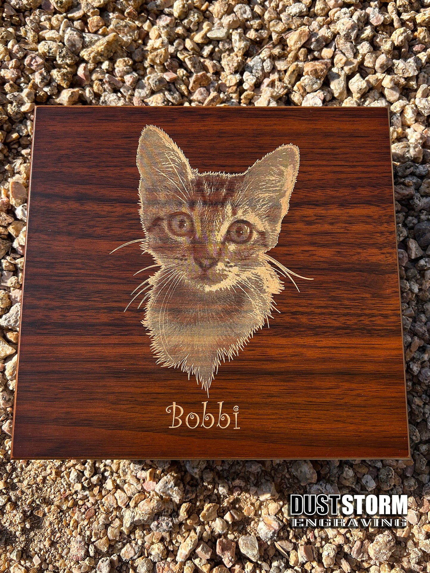 Pet Portrait Keepsake Boxes