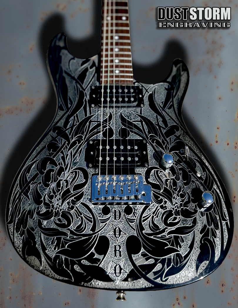 Guitar Body Laser Engraving Services