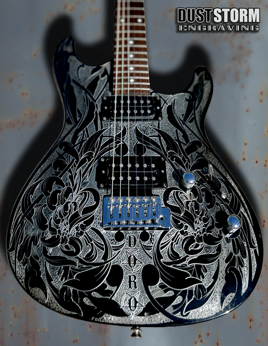Guitar Body Laser Engraving Services