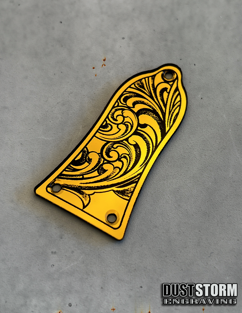 Truss Rod Cover for Epiphone Les Paul Style Guitar in Acrylic Mirror