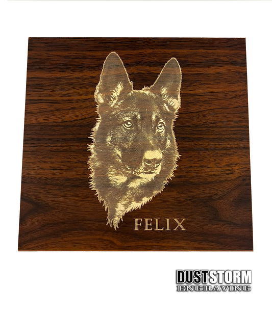 Pet Portrait Keepsake Boxes