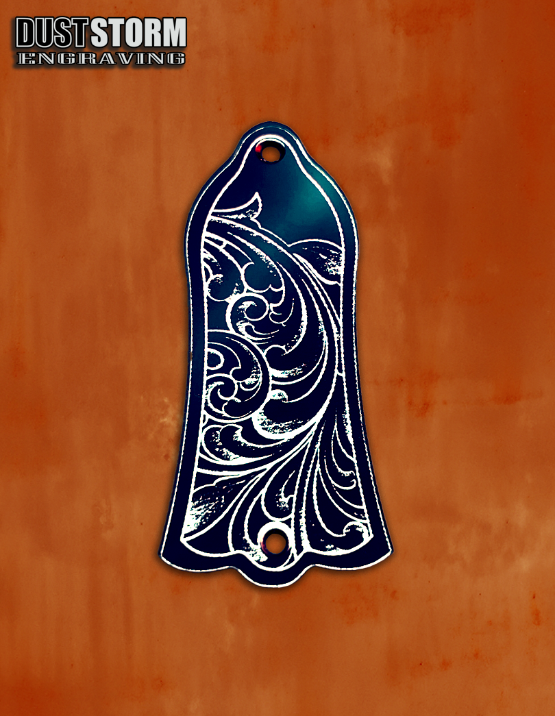 Truss Rod Cover for Gibson Les Paul Style Guitar in Acrylic Mirror