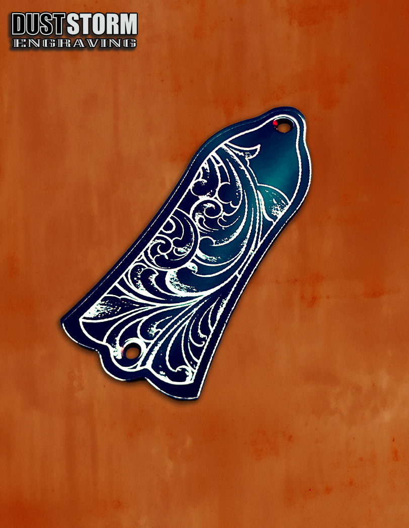 Truss Rod Cover for Gibson Les Paul Style Guitar in Acrylic Mirror