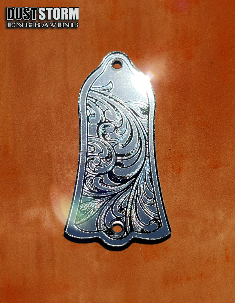 Truss Rod Cover for Gibson Les Paul Style Guitar in Acrylic Mirror