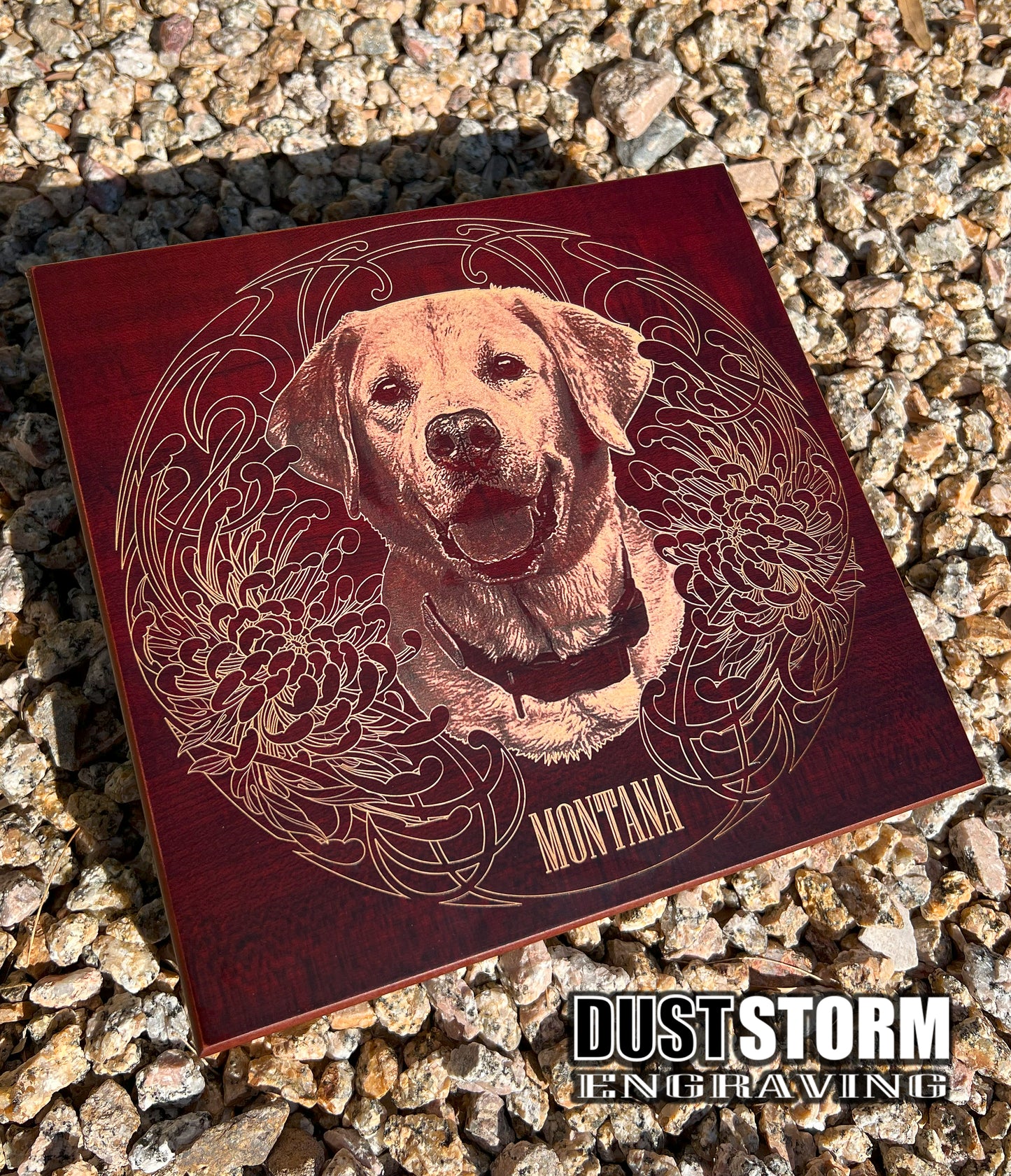 Pet Portrait Keepsake Boxes