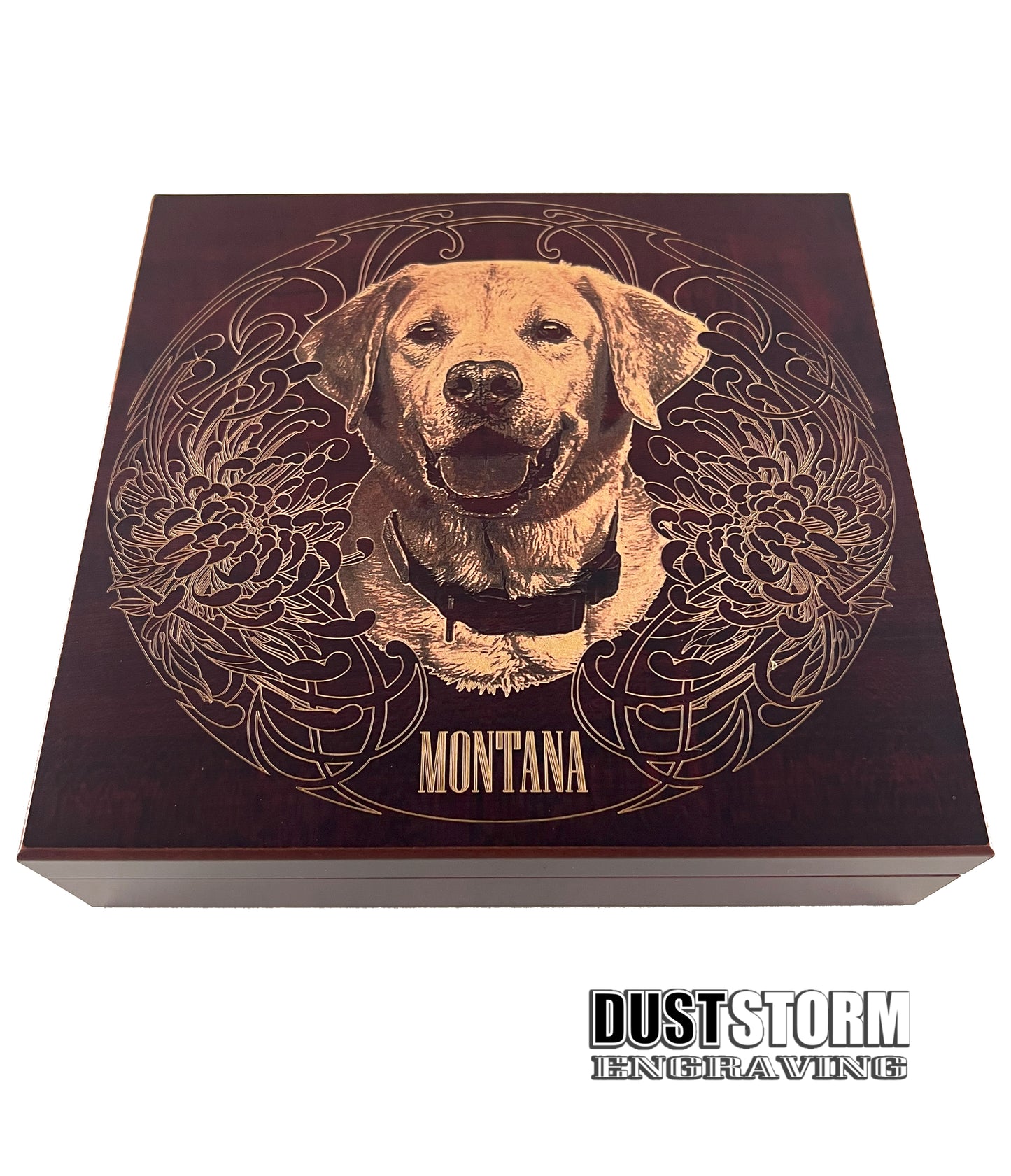 Pet Portrait Keepsake Boxes