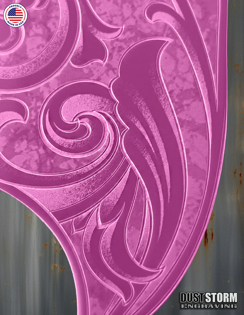 Custom Acoustic Guitar Pickguards in Glossy Acrylic 12 Solid Colors