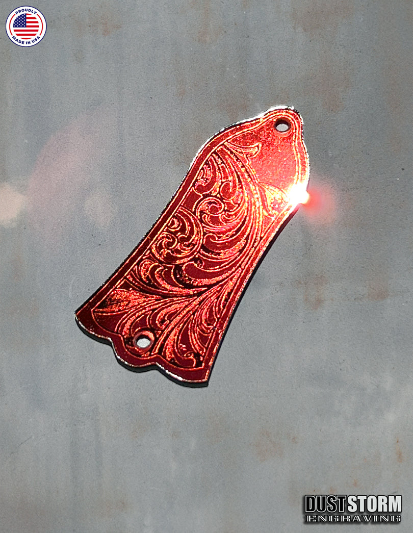 Truss Rod Cover for Gibson Les Paul Style Guitar in Acrylic Mirror