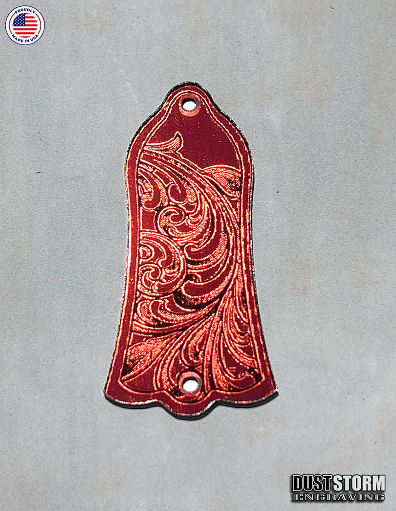 Truss Rod Cover for Gibson Les Paul Style Guitar in Acrylic Mirror