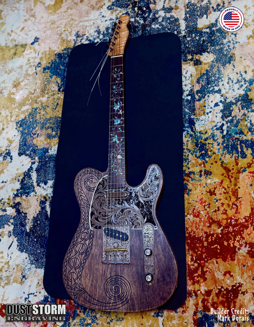 Silver Telecaster Pickguard and Toggle Control Plate Bundle