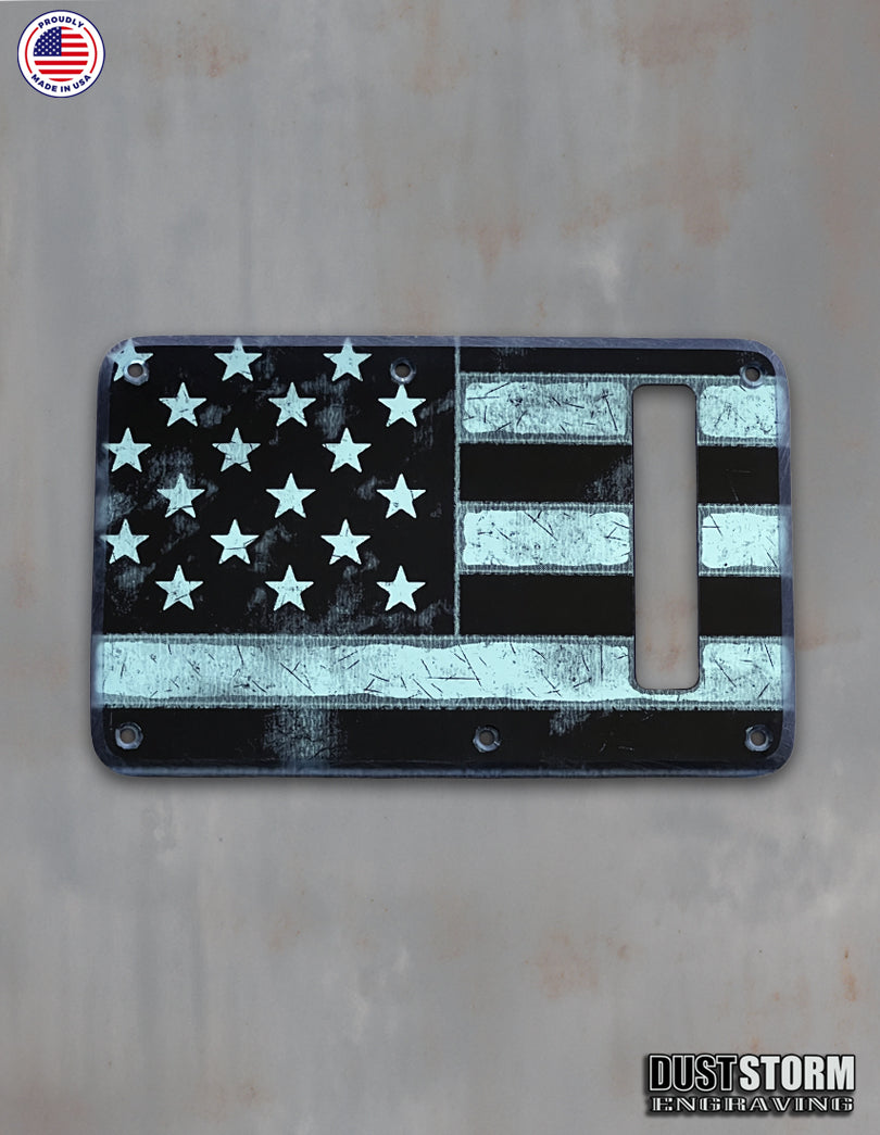American Flag Tremolo Covers - Acrylic Mirror- 6 Colors