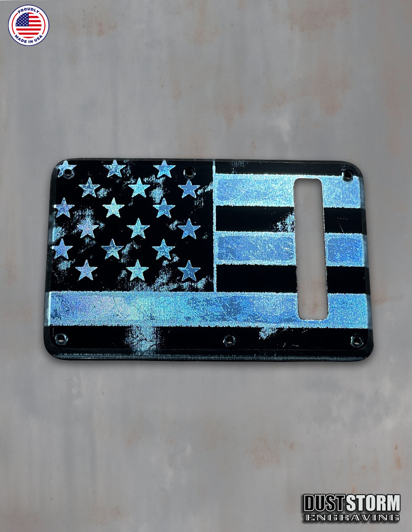 American Flag Tremolo Covers - Acrylic Mirror- 6 Colors