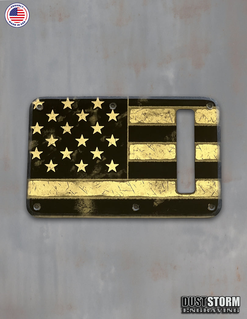 American Flag Tremolo Covers - Acrylic Mirror- 6 Colors