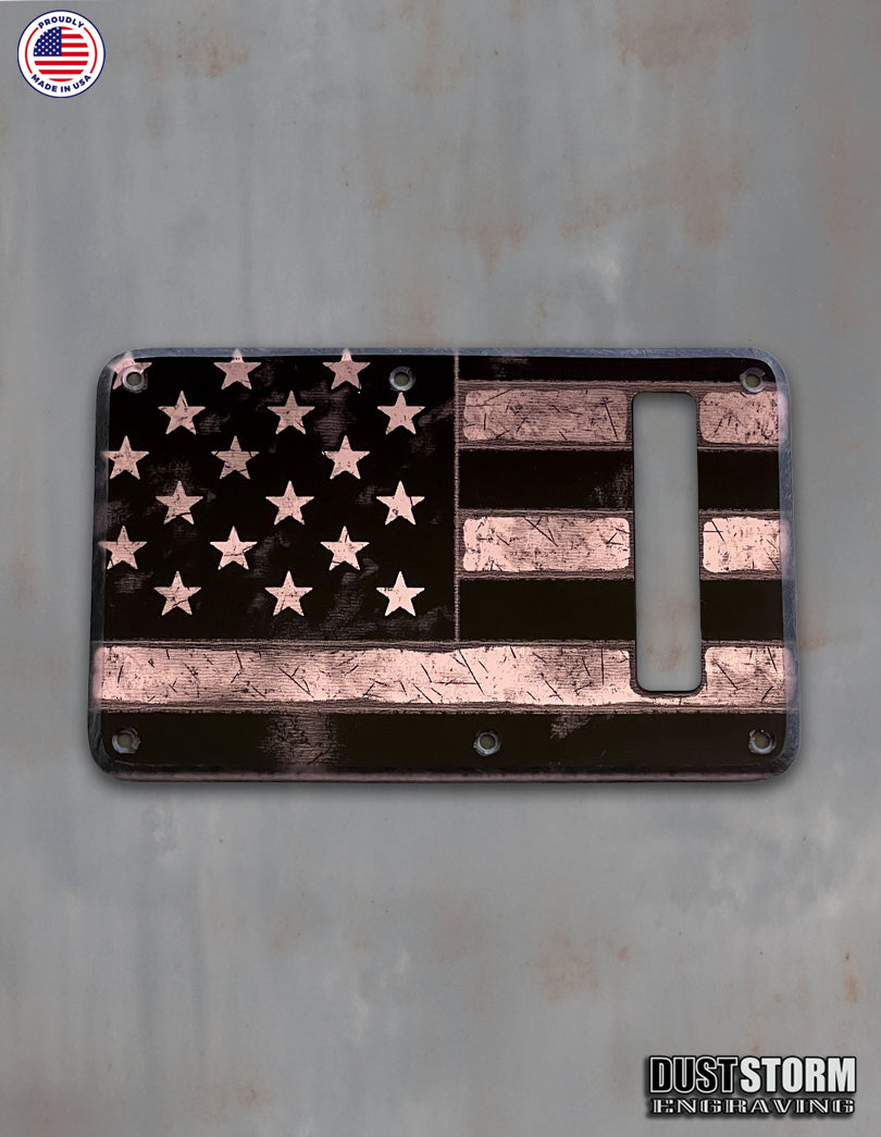 American Flag Tremolo Covers - Acrylic Mirror- 6 Colors