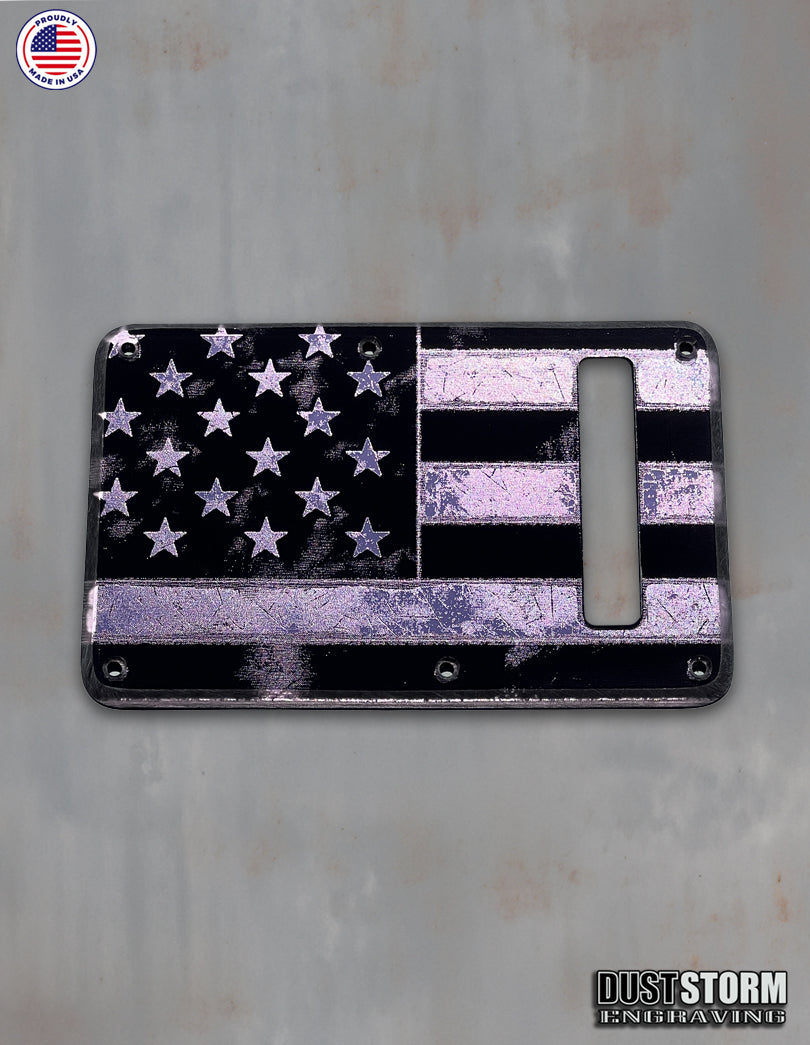 American Flag Tremolo Covers - Acrylic Mirror- 6 Colors